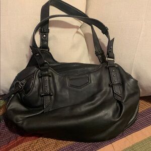 Simply Vera Wang  black leather Women's Bag